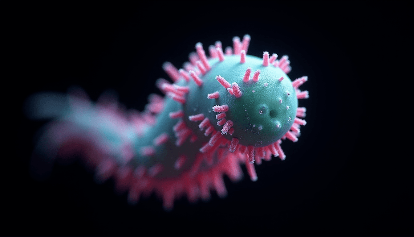 Ultra Realistic Alien Coral Cellular Slug Image