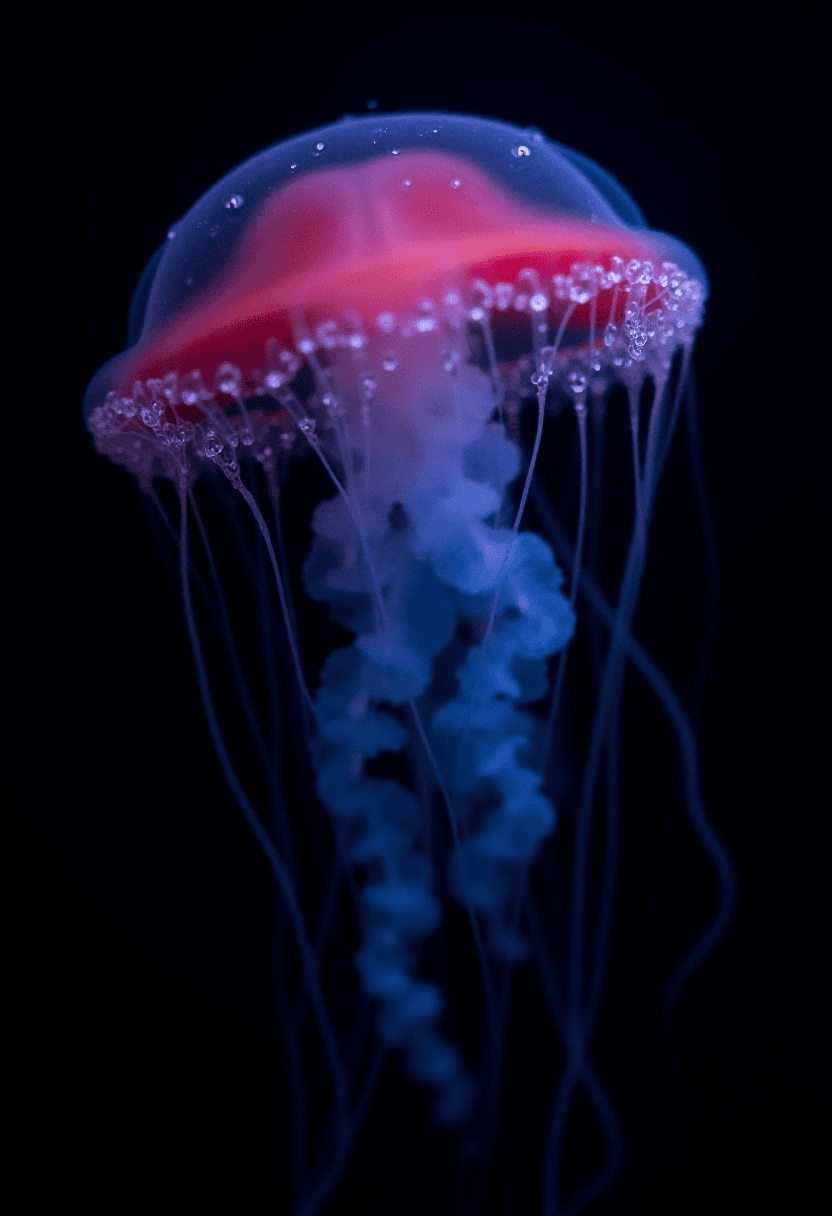 Alien Coral Jellyfish in Amniotic Fluid