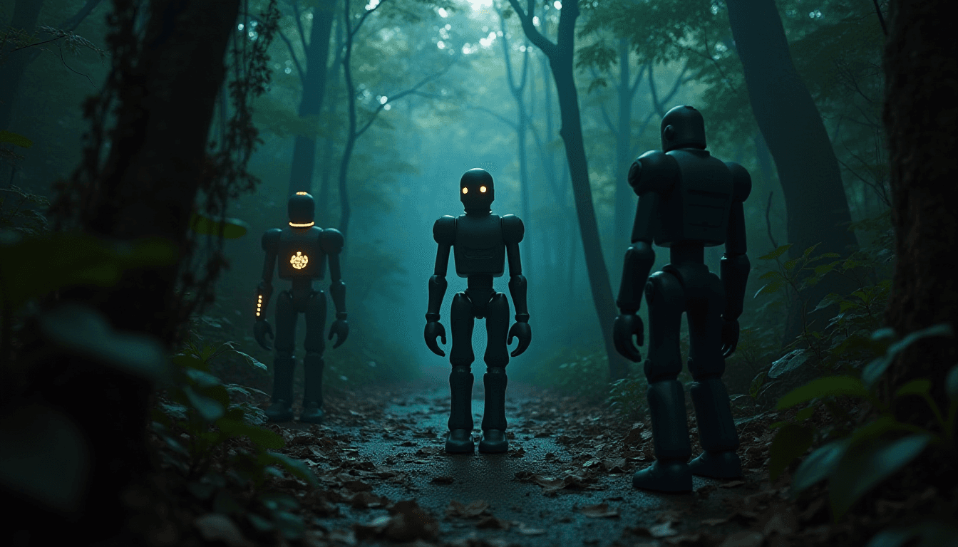 Rubber Robots Danced in a Dark Jungle