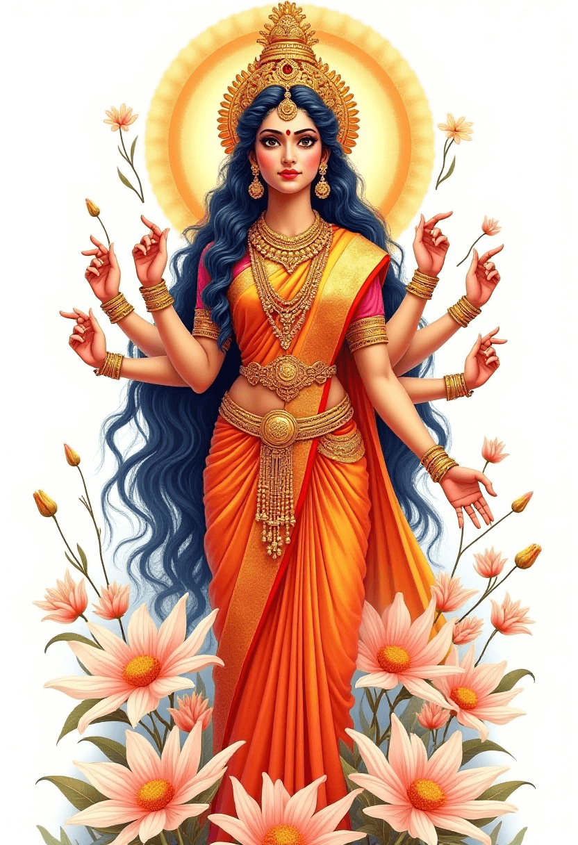 Kamakshi Yakshini Digital Art Piece