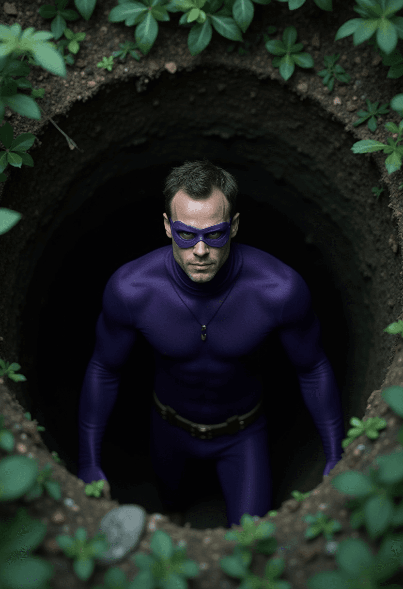 Matt Damon as Superhero Trapped in Jungle