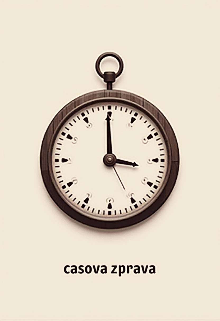 Casova Zprava Clock Logo