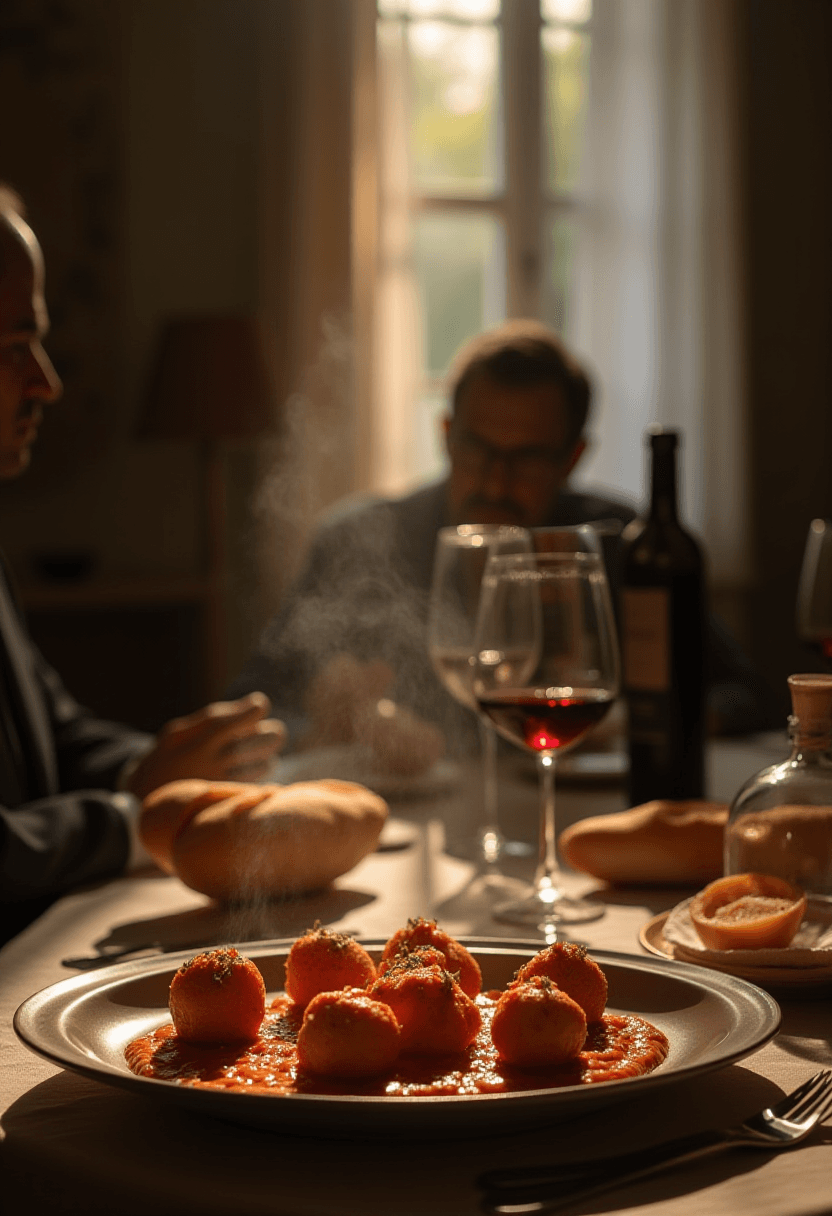 Un señor y una señora en una habitación elegante