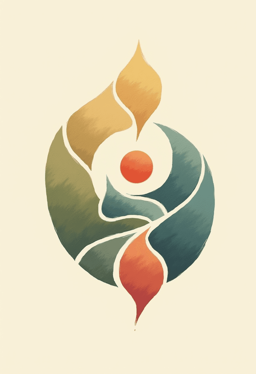 Abstract Personal Growth Logo