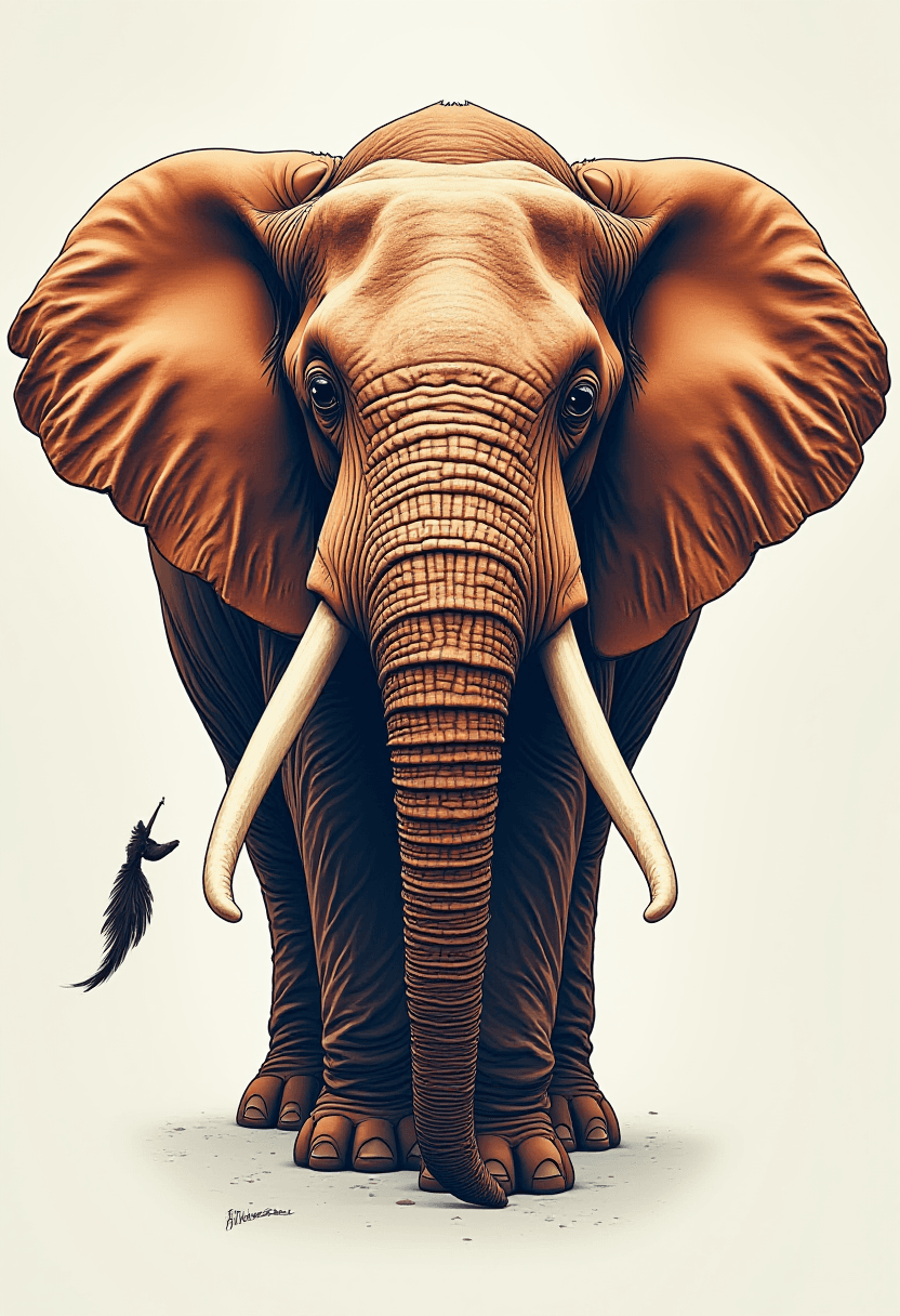 Elephant Inspired Logo Design