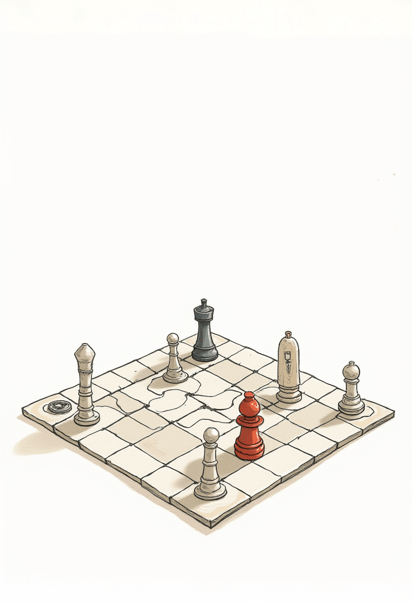 Board Game Pawn Chess Monopoly Illustration