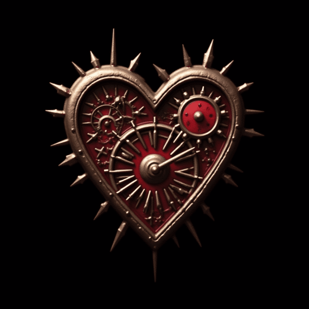 Clockwork Heart with Metal Compartment