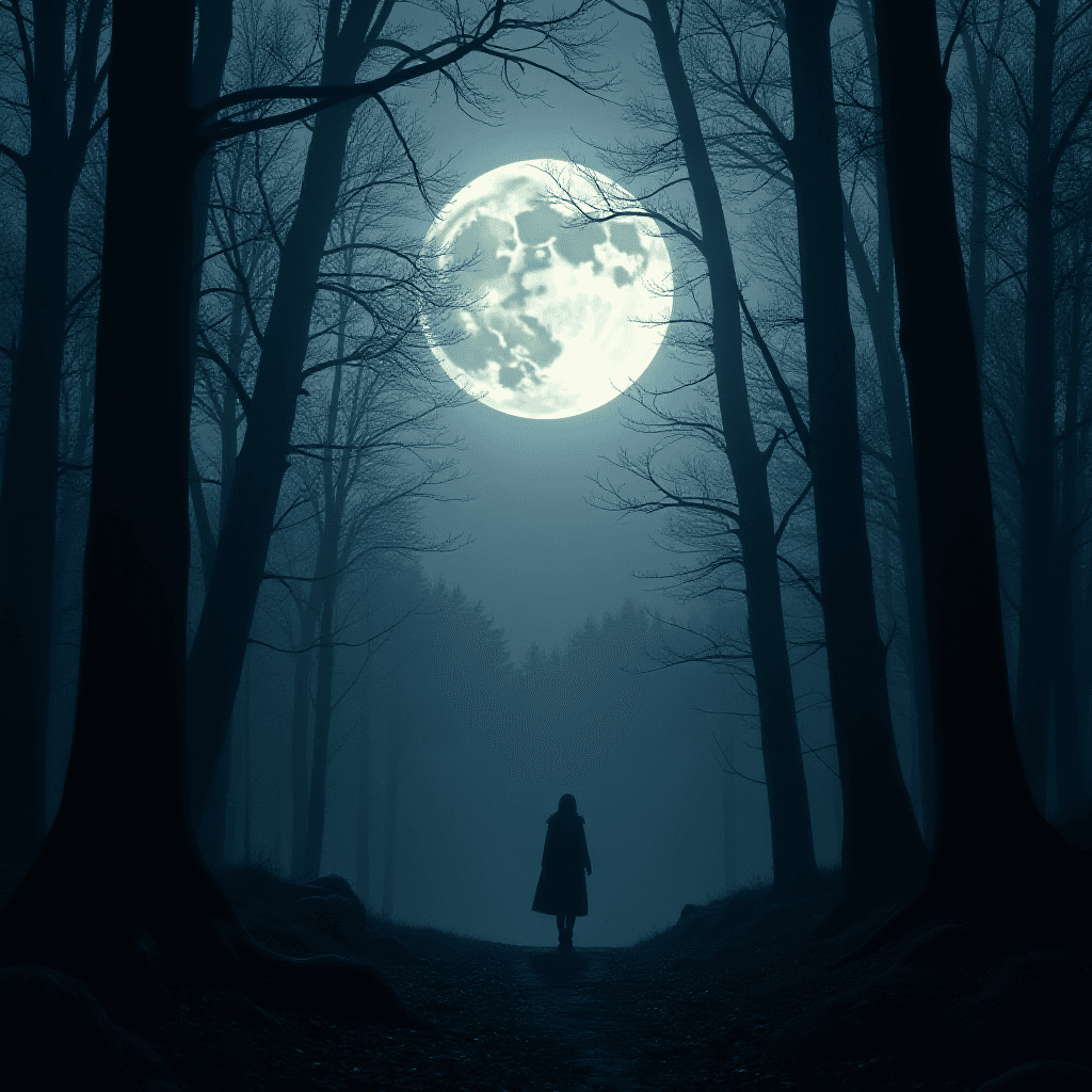 Moonlit Mysticism in the Dark Forest