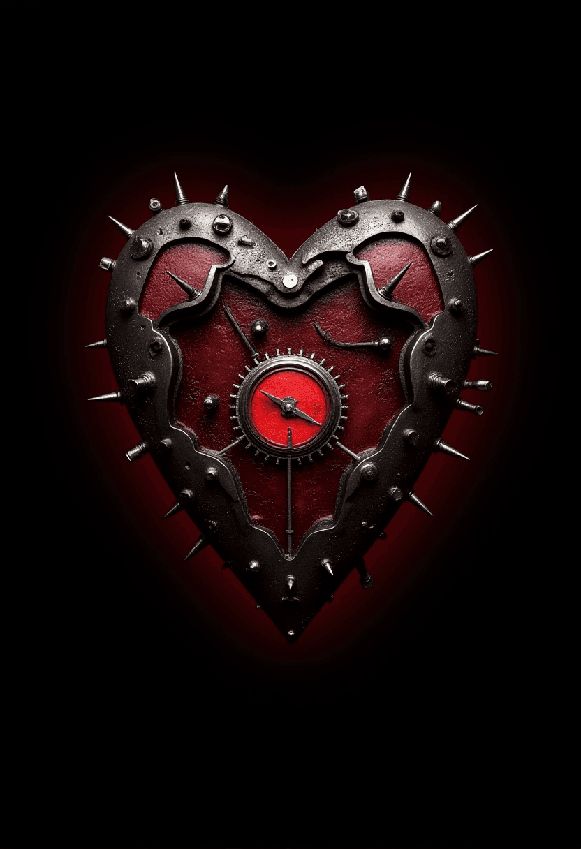 Clockwork Heart with Metal Compartment