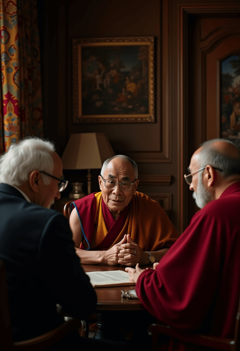 Historic Minds in Elegant Study