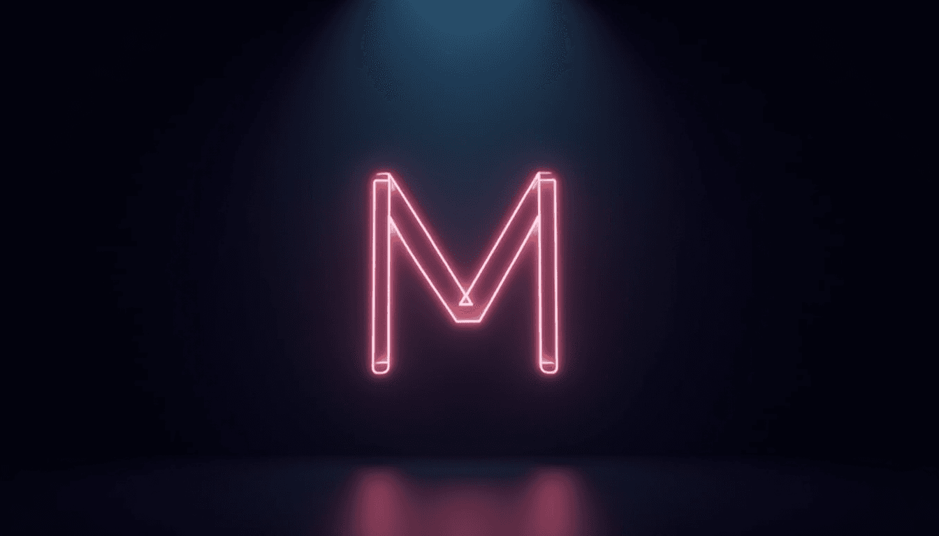 Stunning M Logo Illumination Design