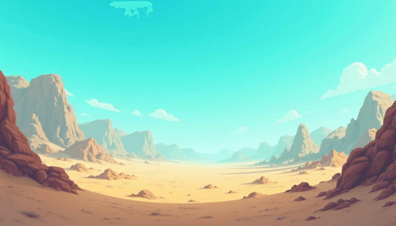 Animated Desert Landscape