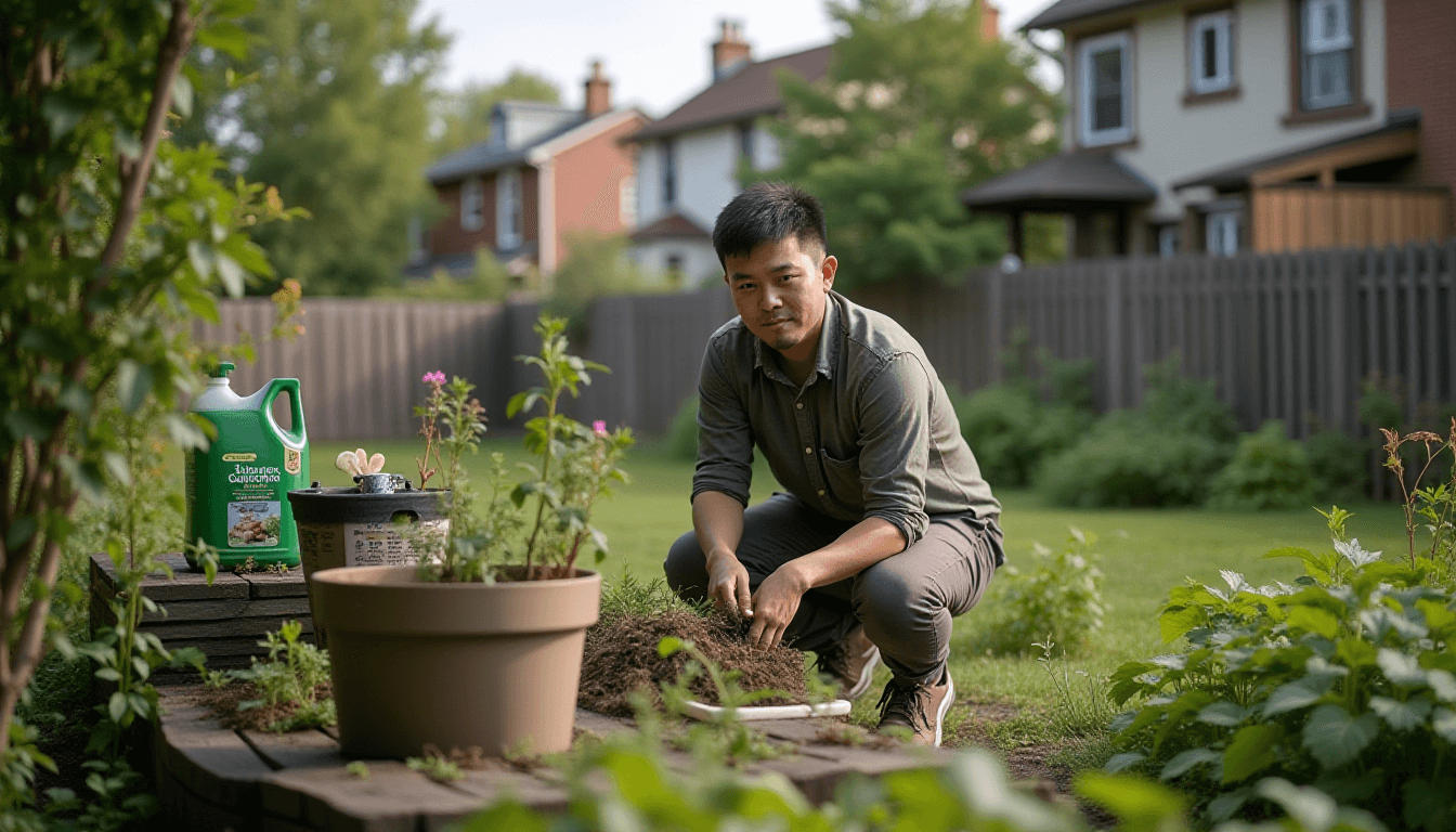 Ethan Lee in His Peaceful Suburban Garden