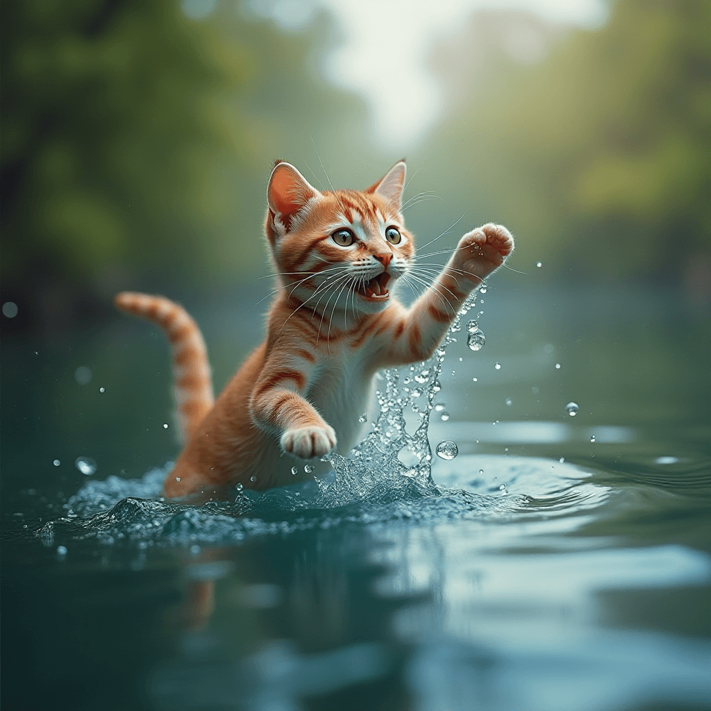 Kitty Diving Dive