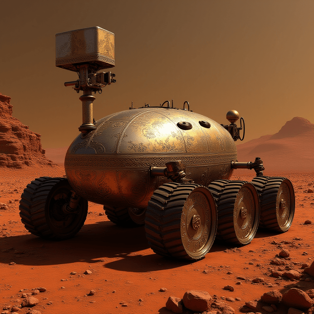 Mars Rover in Renaissance Style