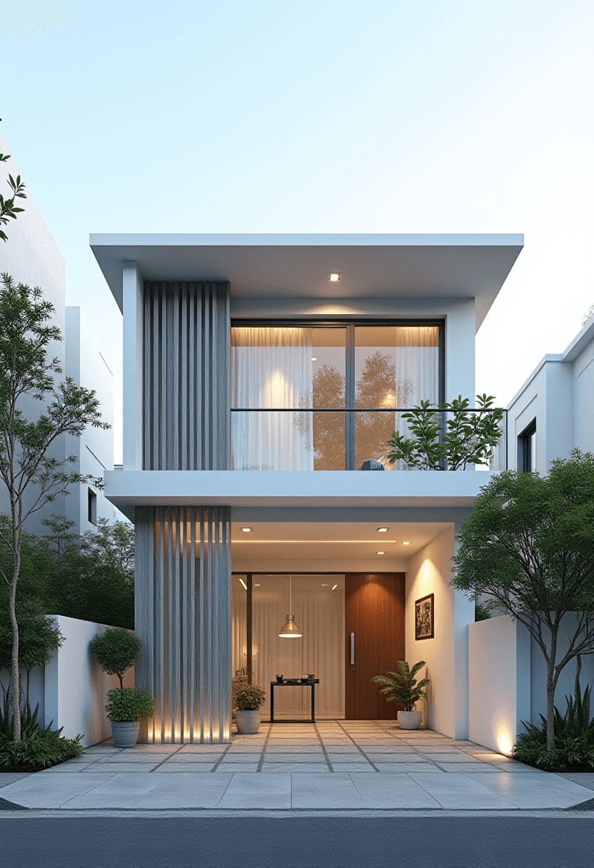 Vietnamese-Inspired Modern Two-Story House