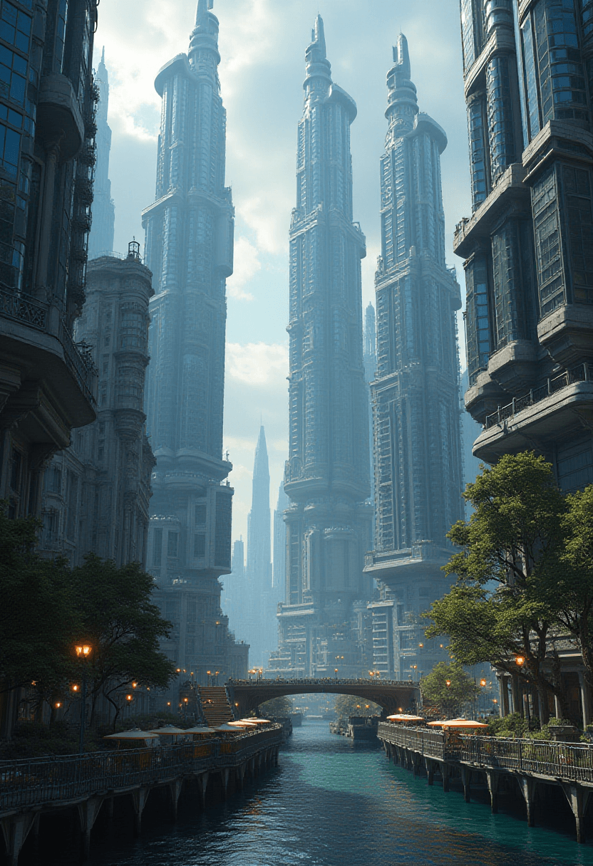 Futuristic Urban Landscape