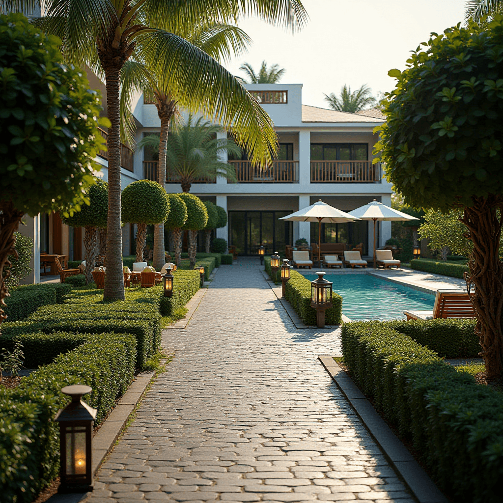 Relaxing Hotel Spa Area