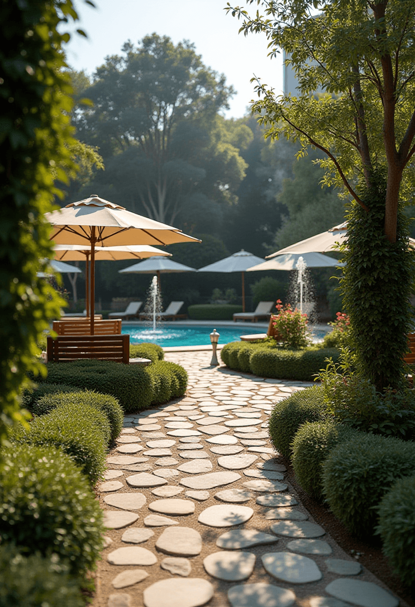 Relaxing Hotel Spa Area