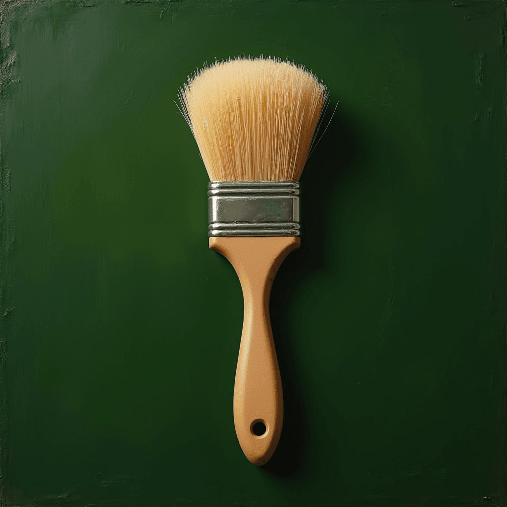 Renaissance-Style Painting of Adams Family Hand Brush