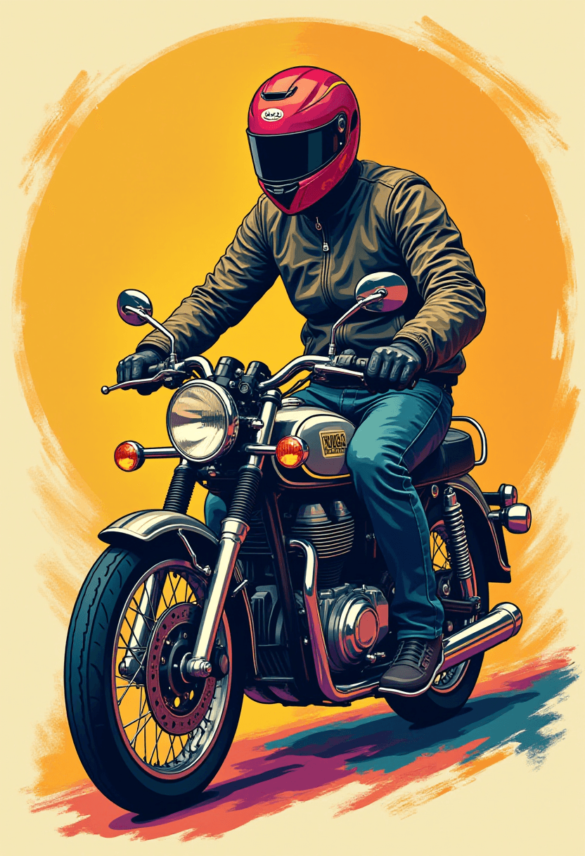 Andy Warhol-Inspired Motorcycle Icon Encyclopedia