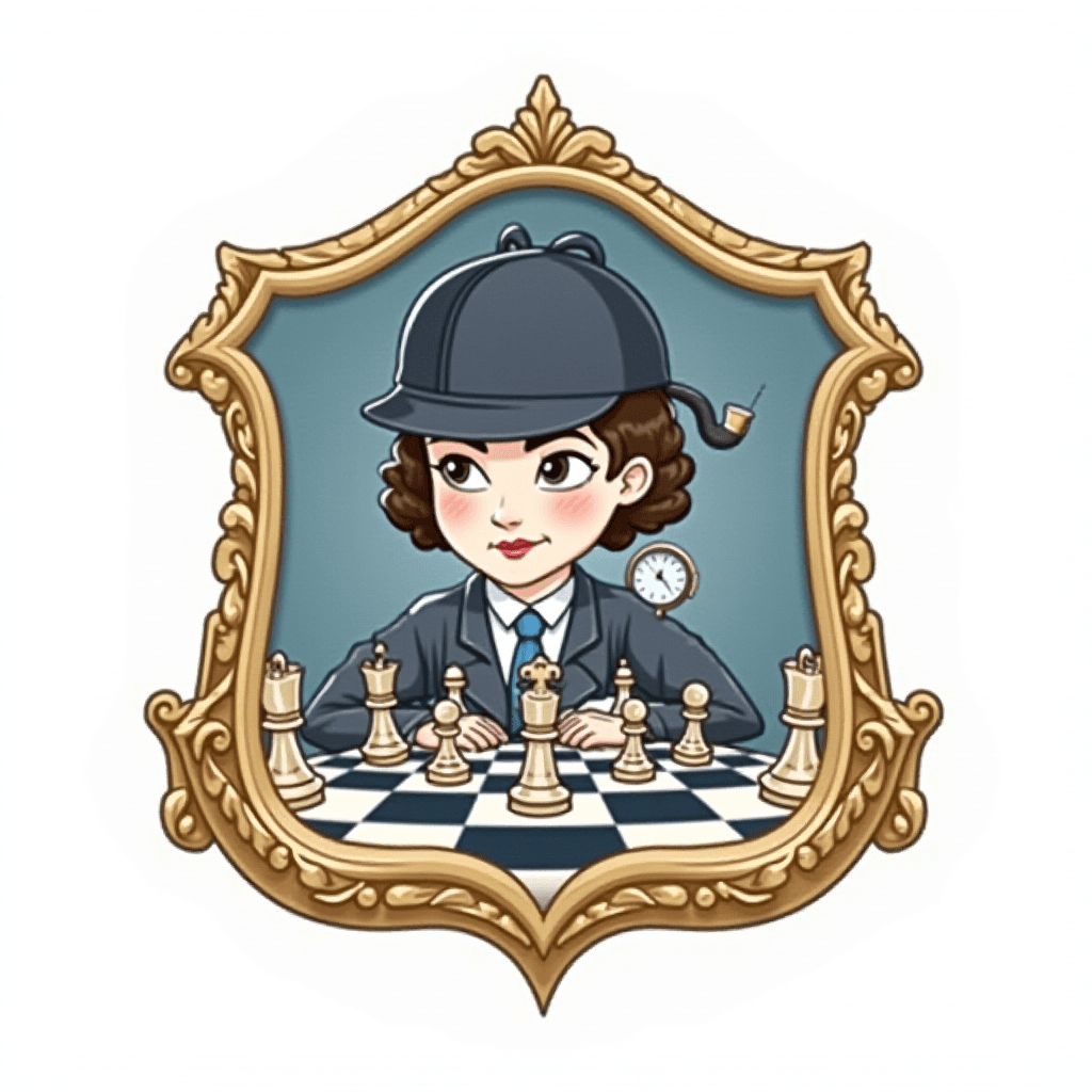 Enola Holmes Plays Chess with an Investigator