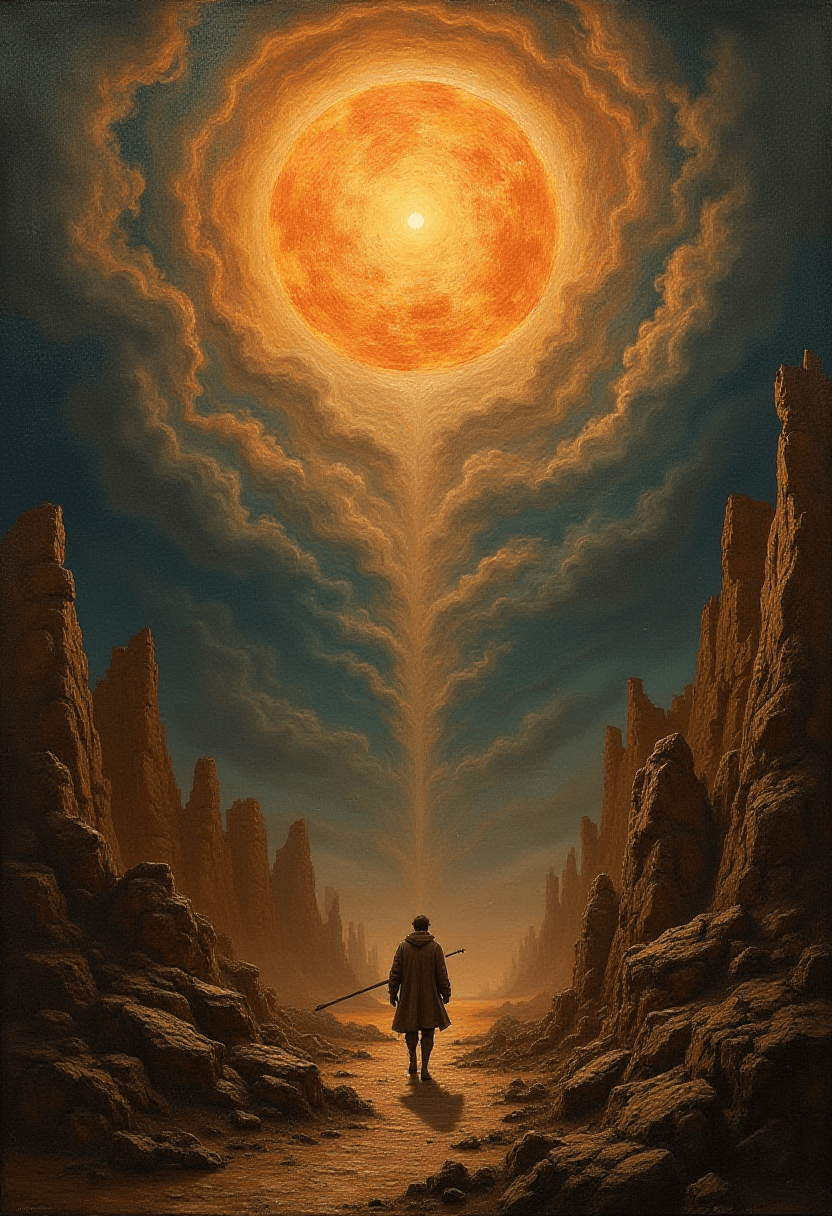 Renaissance Styled Painting of Fallen Earth