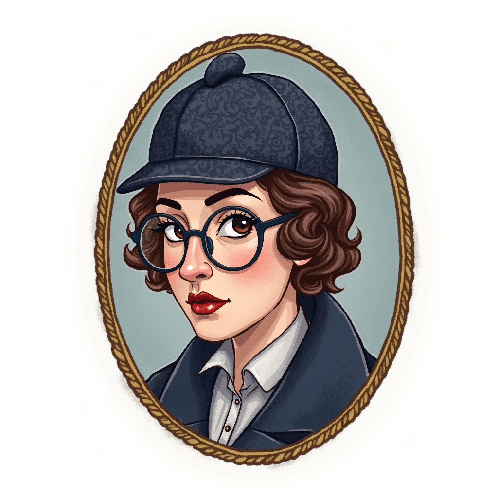 Enola Holmes in Investigative Badge