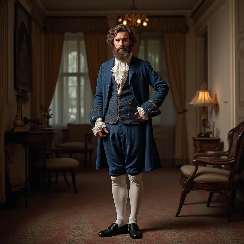 Tyler Henry's Elegant 18th Century Attire