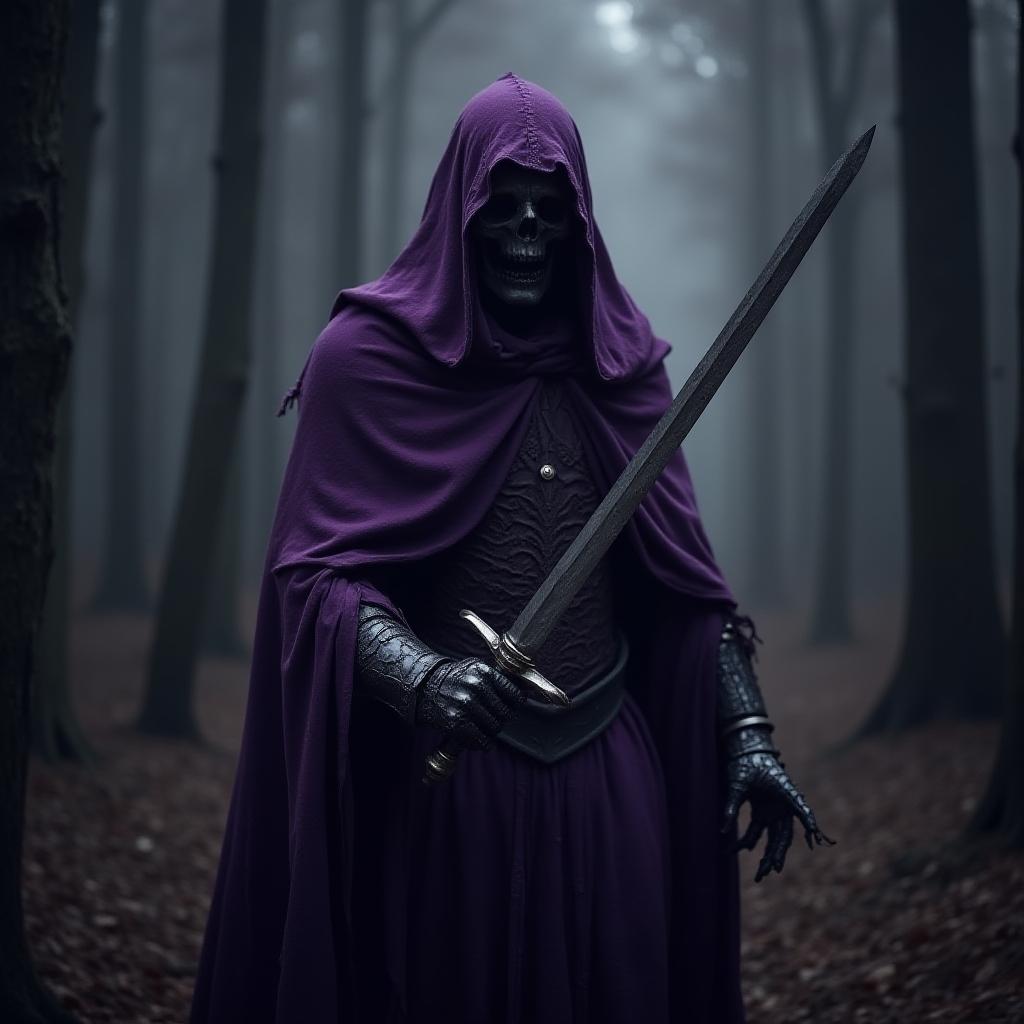 Haunted Anorexic Knight inForest