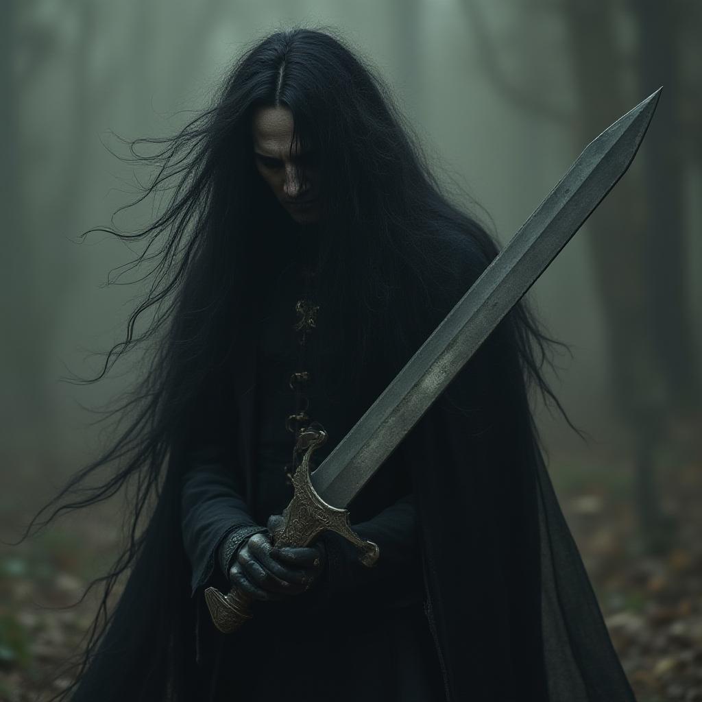 Haunted Human with Greatsword